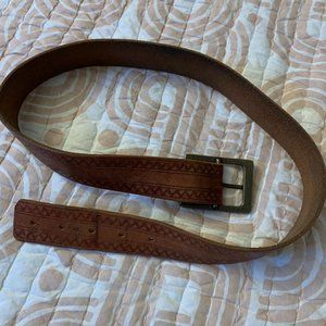 Lucky Brand Genuine Leather Brown Belt 36.5"